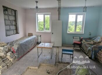 Комплексні ремонтні роботи в кімнаті будинку (Київська обл. Фаст. р-н)