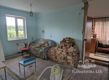 Комплексні ремонтні роботи в кімнаті будинку (Київська обл. Фаст. р-н)