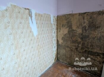 Штукатурка, шпаклёвка стен, квартира 76 м2