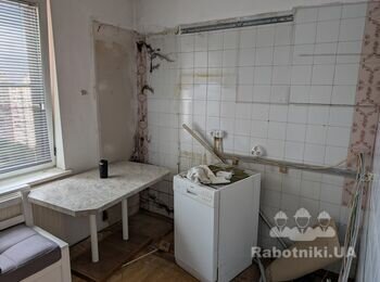 Штукатурка, шпаклёвка стен, квартира 76 м2