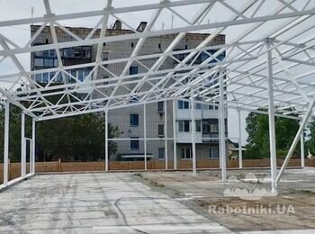 Заливка фундаменту для металокаркасної будівлі