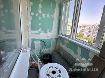 Доробити ремонт в кімнаті 12 кв м + балкон 3 кв м (Троєщина)