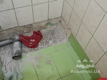 Душевой поддон с кирпича