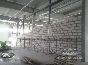 Кладка газоблок 100 м3