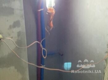 Укладання плитки в санвузол 24 км.м.