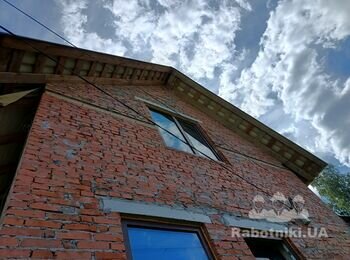 Зовнішня штукатурка новозбудованої хати