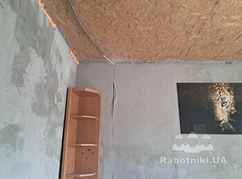 Монтаж гіпсокартона на стелю