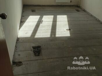 Стяжка підлоги в кімнаті 15 м2