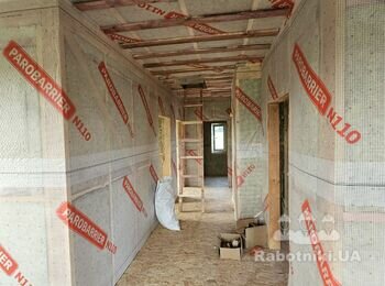 Монтаж Гк стін та стелі в будинку, 350м2