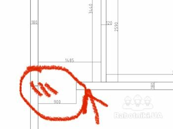 Перенос дверного проёма в стене толщиной 18см