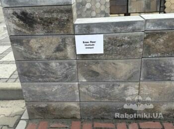 Кладка паркану 196 шт, гладкий блок 500*200*200 мм