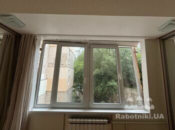 Монтаж 1 оконного блока