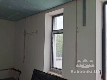 Шпаклювання стелі, стін