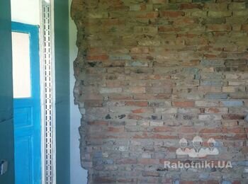 Штукатурні роботи в кімнатах будинку 100 м2