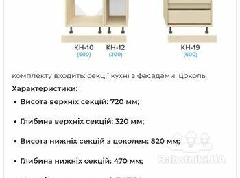 Зібрати кухню 1,4 метра довжиною