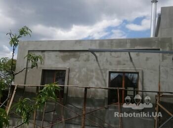 Фасадні роботи (підготовка та нанесення дек. штукатурки) 180 м