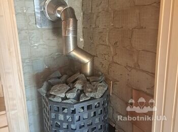 Облицювання плиткою парної