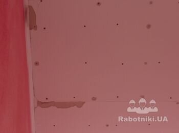 Шпаклювання + фарбування стін та стелі