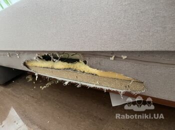 Часткова перетяжка дивану