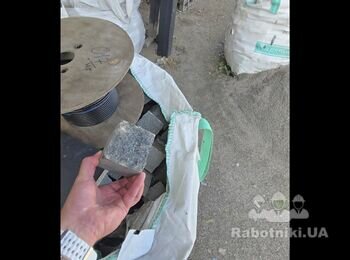Укладка гранитной брусчатки 500 кв.м.