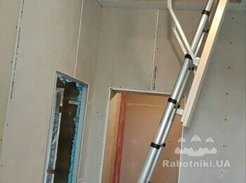 Підготовка гіпсокартону під фарбування.