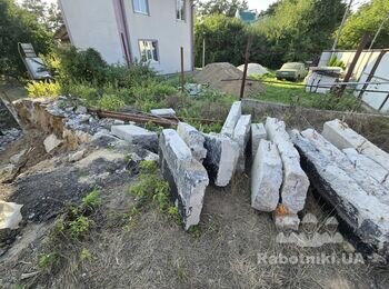 Необхідно демонтувати блоки фбс та засипати яму