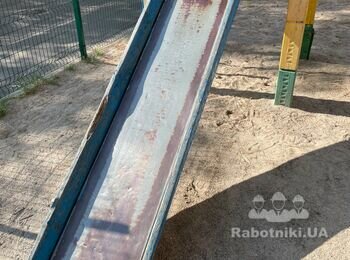 Ремонт детской горки замена досок и покраска