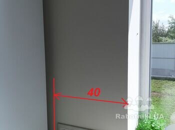 Фартух з плитки 120х60