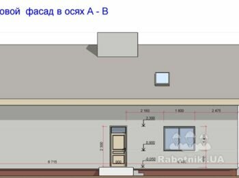 Монтаж софитов +водосточная система двухскатная крыша