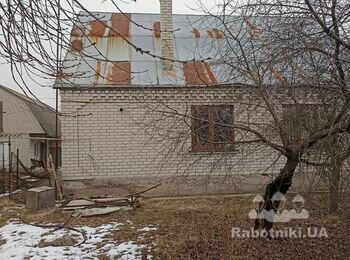 Покраска крыши