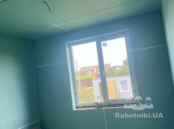 Малярні роботи по гклв, 360м2, новий будинок