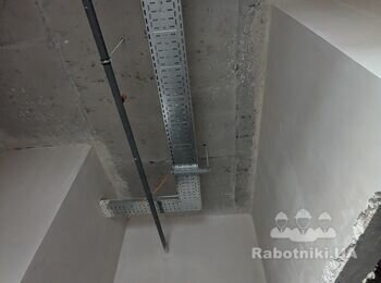 Електромонтажні роботи: прокладка слаботочного кабелю