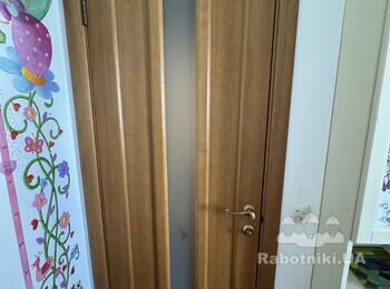 Підрізка полотна міжкімнатних дверей