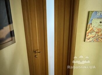Підрізка полотна міжкімнатних дверей
