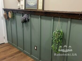 Ремонт в кухне 5х6 метров. Потолок, стены и пол.