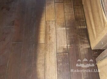 Тонування та відновлення паркетної дошки