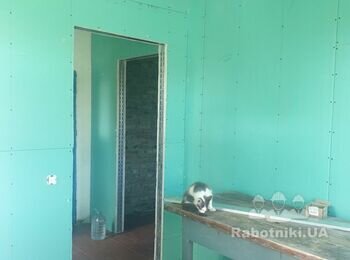 Штукатурні роботи у будинку 100 кв.м., відкоси вікон