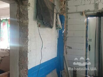 Штукатурні роботи у будинку 100 кв.м., відкоси вікон