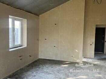 Монтаж фальш-брусу 80м2
