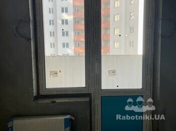 Демонтаж балконного окна , демонтаж порожка балконного,резка по бетону