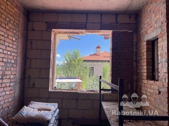 Підсилювання перетинок металевим кутником