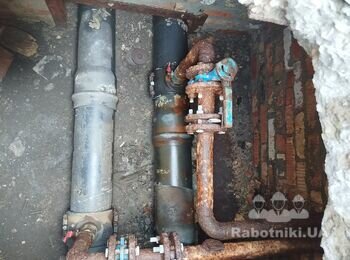 Замена коммуникаций по врезке в канализацию высокого давления