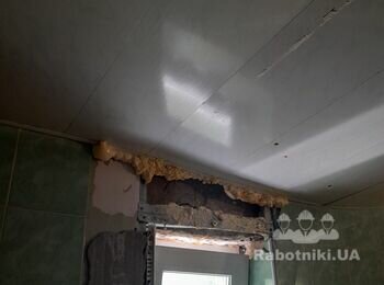 Демонтаж і монтаж стелі, заміна перекриття