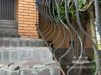 Облаштування сходів будинку, с.Великі Дмитровичі
