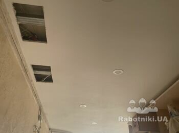 Демонтаж старого гипсокартона с потолка . Монтаж гипсокартона и ремонт