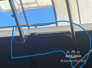Шукаємо альпіністів.Електромонтажні роботи