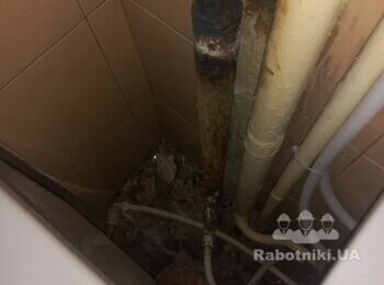 Замена стояков холо и гар вода канализация