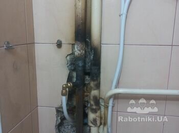 Замена стояков холо и гар вода канализация