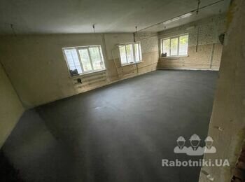 Кладка перегородок з піноблока 125 кв.м.