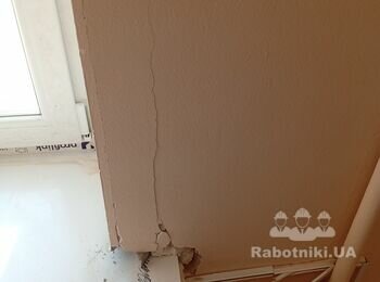 Штукатурка відкосів 5 вікон